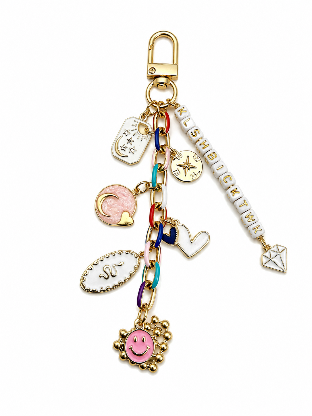 Custom Bag Charm Keychain