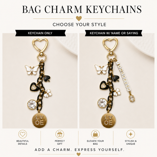 Custom Bag Charm Keychain